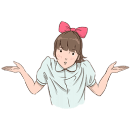 Ribbon Momoko- chan sticker #1913096