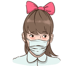 Ribbon Momoko- chan sticker #1913099