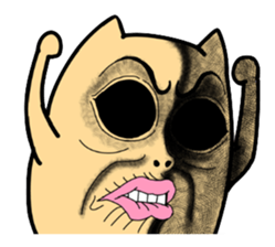 Dog expressive sticker #1913267