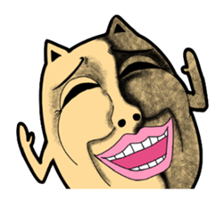 Dog expressive sticker #1913268