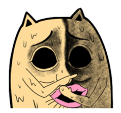 Dog expressive sticker #1913280