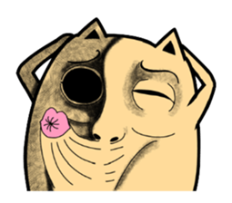 Dog expressive sticker #1913281