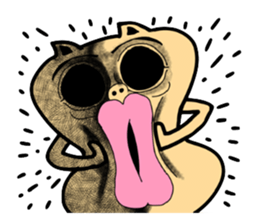 Dog expressive sticker #1913291