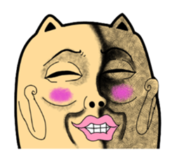 Dog expressive sticker #1913293