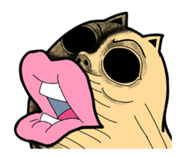 Dog expressive sticker #1913299