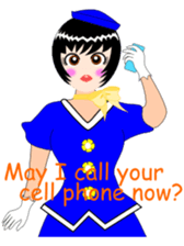 Message Attendant English ver sticker #1913543