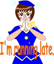 Message Attendant English ver sticker #1913559