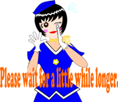 Message Attendant English ver sticker #1913563