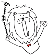 Daily life of the lion sticker #1915072