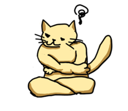 Humanoid Cat sticker #1917633