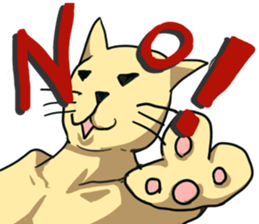 Humanoid Cat sticker #1917651