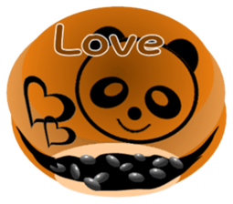 PANDA DORAYAKI sticker(japan ver) sticker #1917781