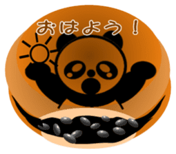 PANDA DORAYAKI sticker(japan ver) sticker #1917782