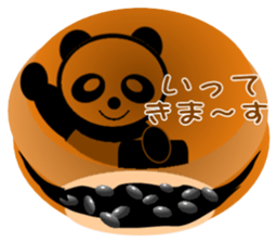 PANDA DORAYAKI sticker(japan ver) sticker #1917783