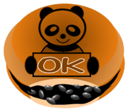 PANDA DORAYAKI sticker(japan ver) sticker #1917784