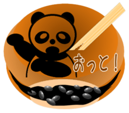 PANDA DORAYAKI sticker(japan ver) sticker #1917788
