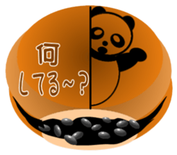 PANDA DORAYAKI sticker(japan ver) sticker #1917794