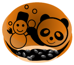 PANDA DORAYAKI sticker(japan ver) sticker #1917798