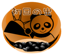 PANDA DORAYAKI sticker(japan ver) sticker #1917813