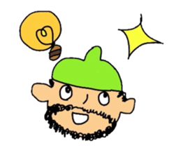 beard boy sticker #1918208