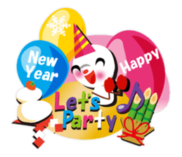 Happy New Year to you sticker #1918778
