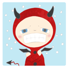 Angel, Devil, Pierrot sticker #1919080