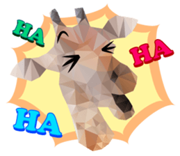 Artistic graphic animals sticker #1919993