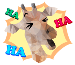 Artistic graphic animals sticker #1919993