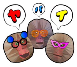 Artistic graphic animals sticker #1920003