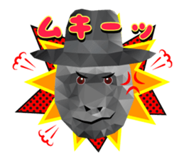 Artistic graphic animals sticker #1920016