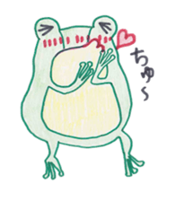 Cute flog "Pyon-kichi" sticker #1920112