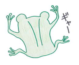 Cute flog "Pyon-kichi" sticker #1920124