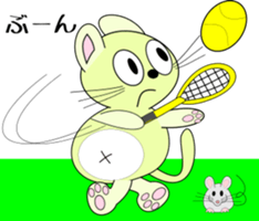 pop belly cat sticker #1920270