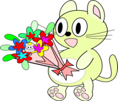 pop belly cat sticker #1920276