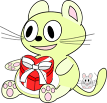 pop belly cat sticker #1920277