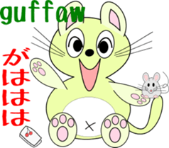 pop belly cat sticker #1920283