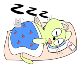 pop belly cat sticker #1920300