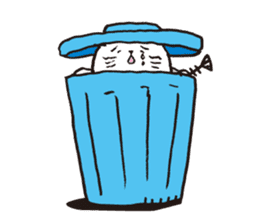 Sad cat Sticker sticker #1920328