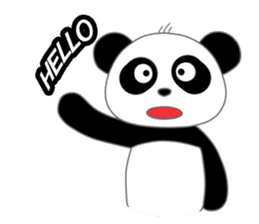Lovely Panda (Eng Ver.) sticker #1920341