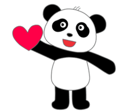 Lovely Panda (Eng Ver.) sticker #1920348