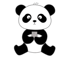 Lovely Panda (Eng Ver.) sticker #1920350