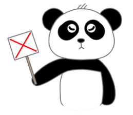 Lovely Panda (Eng Ver.) sticker #1920362