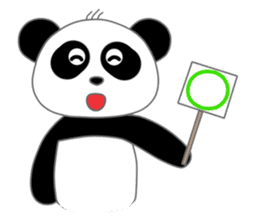 Lovely Panda (Eng Ver.) sticker #1920363