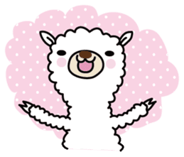 Three alpacas sticker - Greetings sticker #1920634