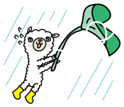 Three alpacas sticker - Greetings sticker #1920647