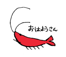 Mr. Shrimp sticker #1921501