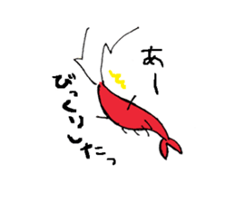 Mr. Shrimp sticker #1921524