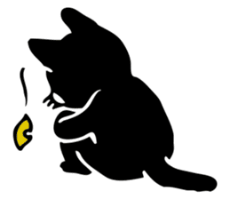 The black cat sticker #1921702