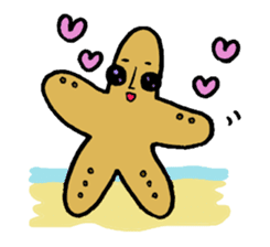 Starfish surfer who loves the sea sticker #1921783