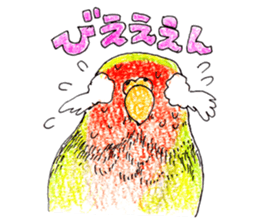 Lovely bird friends sticker #1921875